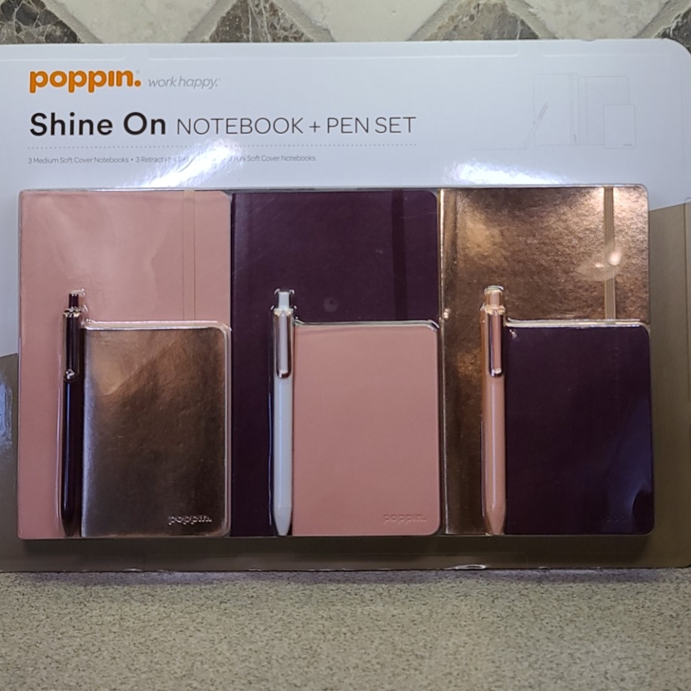 Journal Books/ put all your stuff in. GOLD/PEACH
